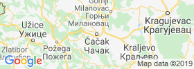 Cacak map